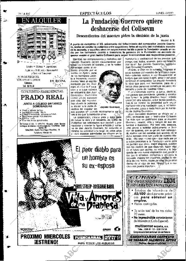 ABC MADRID 10-09-1990 página 94