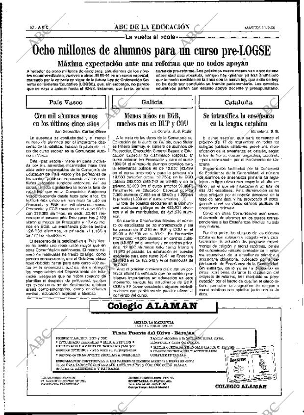 ABC MADRID 11-09-1990 página 62