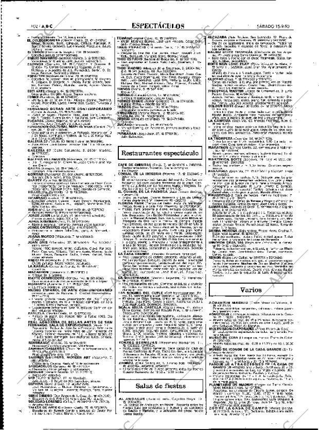 ABC MADRID 15-09-1990 página 102