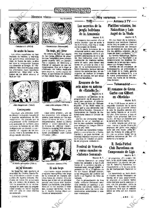 ABC MADRID 15-09-1990 página 125