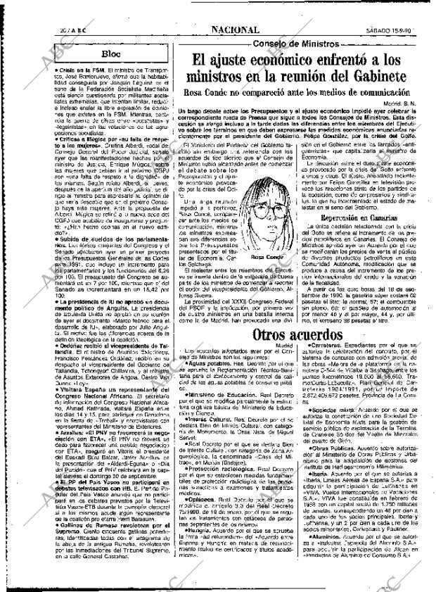 ABC MADRID 15-09-1990 página 20