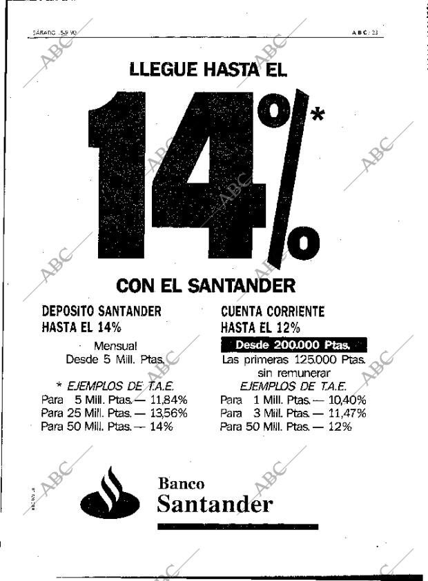 ABC MADRID 15-09-1990 página 23