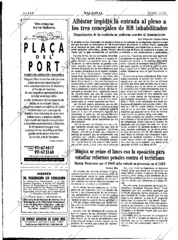 ABC MADRID 15-09-1990 página 24