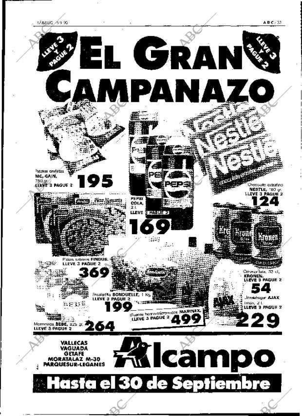 ABC MADRID 15-09-1990 página 33