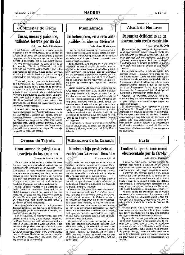 ABC MADRID 15-09-1990 página 39