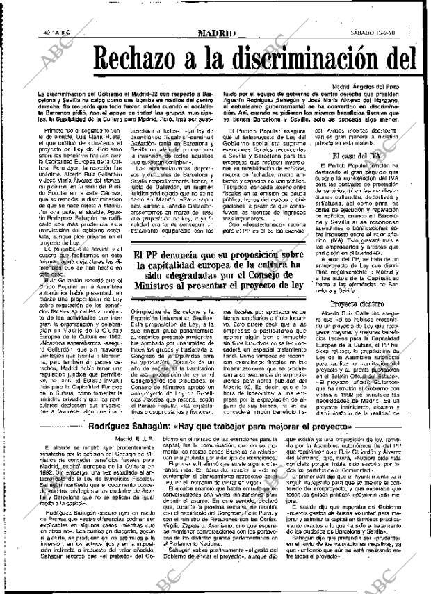 ABC MADRID 15-09-1990 página 40