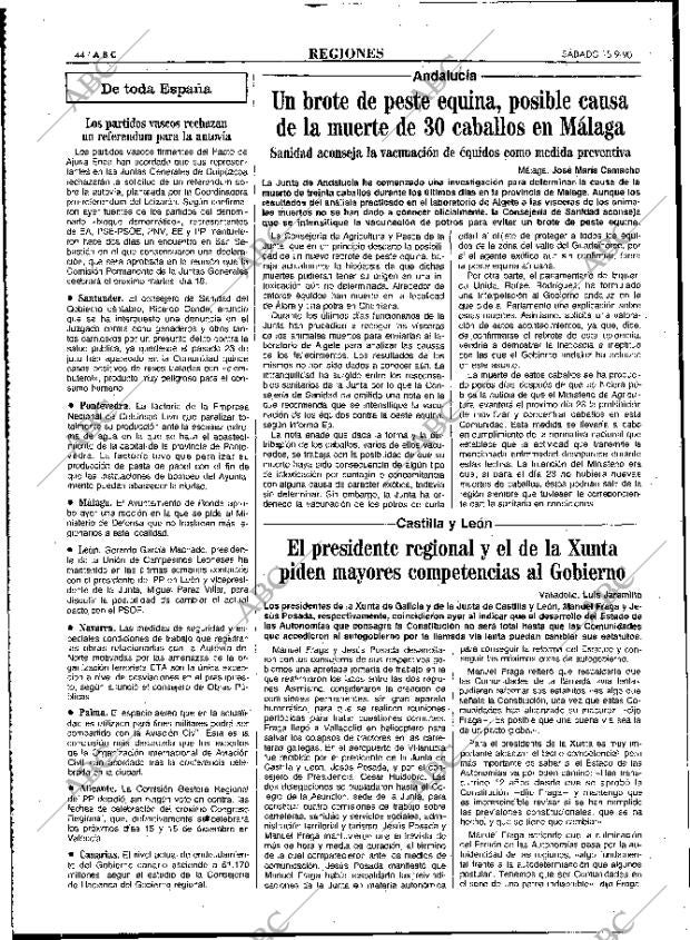 ABC MADRID 15-09-1990 página 44