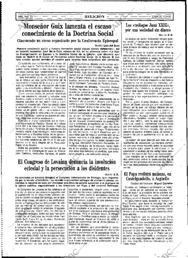 ABC MADRID 15-09-1990 página 50