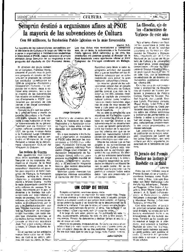 ABC MADRID 15-09-1990 página 55
