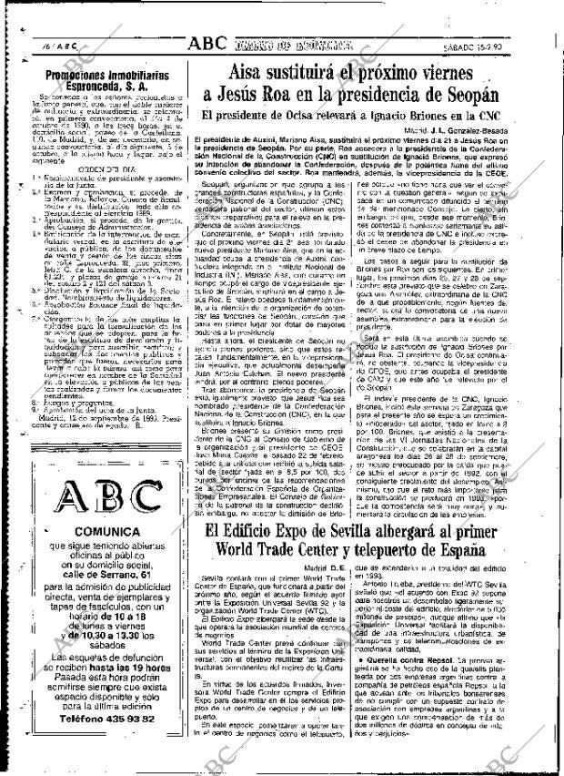 ABC MADRID 15-09-1990 página 76