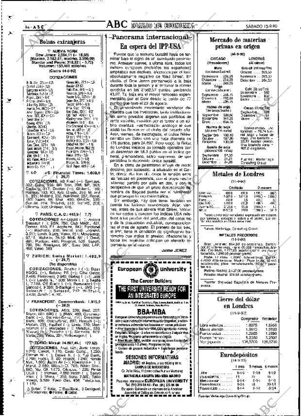 ABC MADRID 15-09-1990 página 84