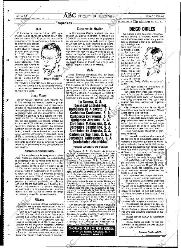 ABC MADRID 15-09-1990 página 86