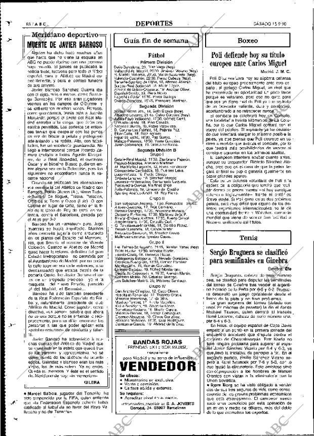 ABC MADRID 15-09-1990 página 88