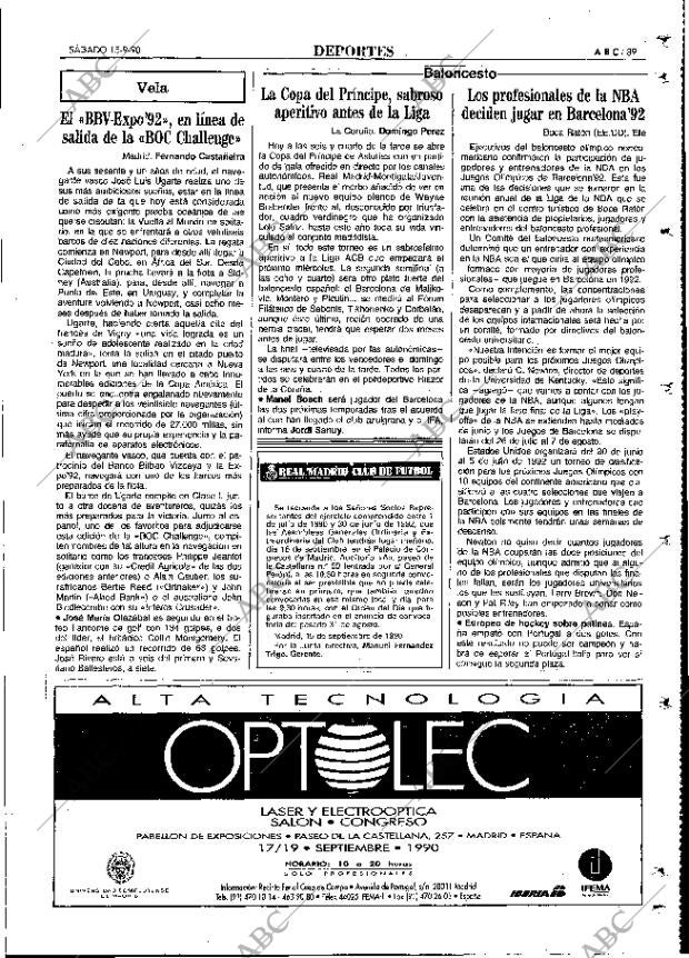 ABC MADRID 15-09-1990 página 89