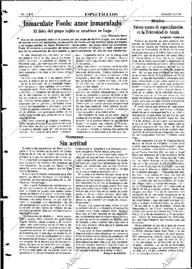 ABC MADRID 15-09-1990 página 96