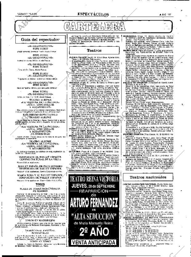 ABC MADRID 15-09-1990 página 97