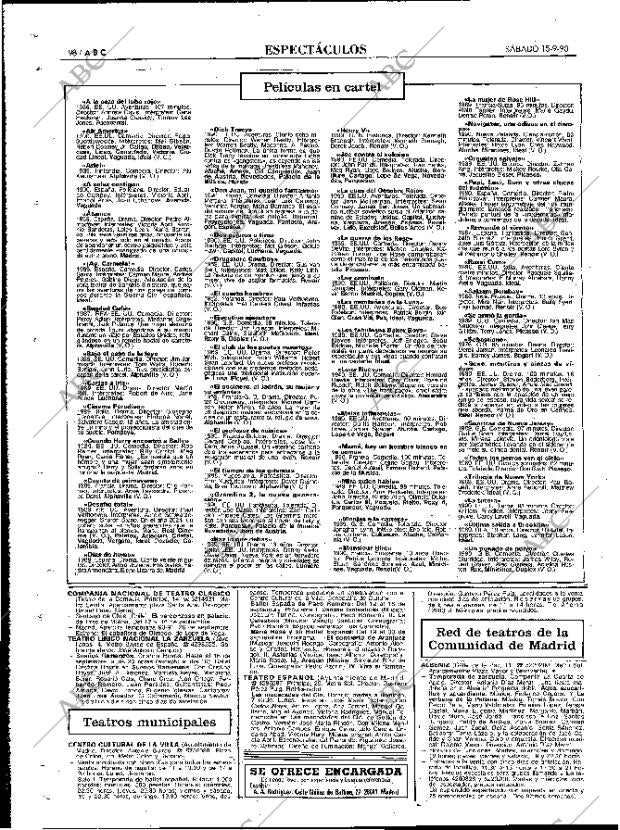 ABC MADRID 15-09-1990 página 98