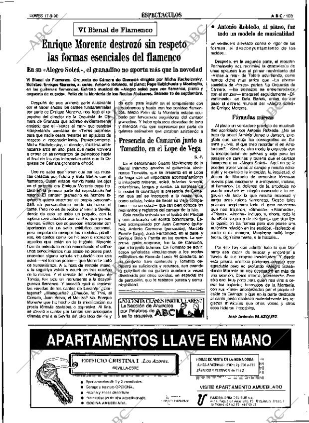 ABC SEVILLA 17-09-1990 página 103