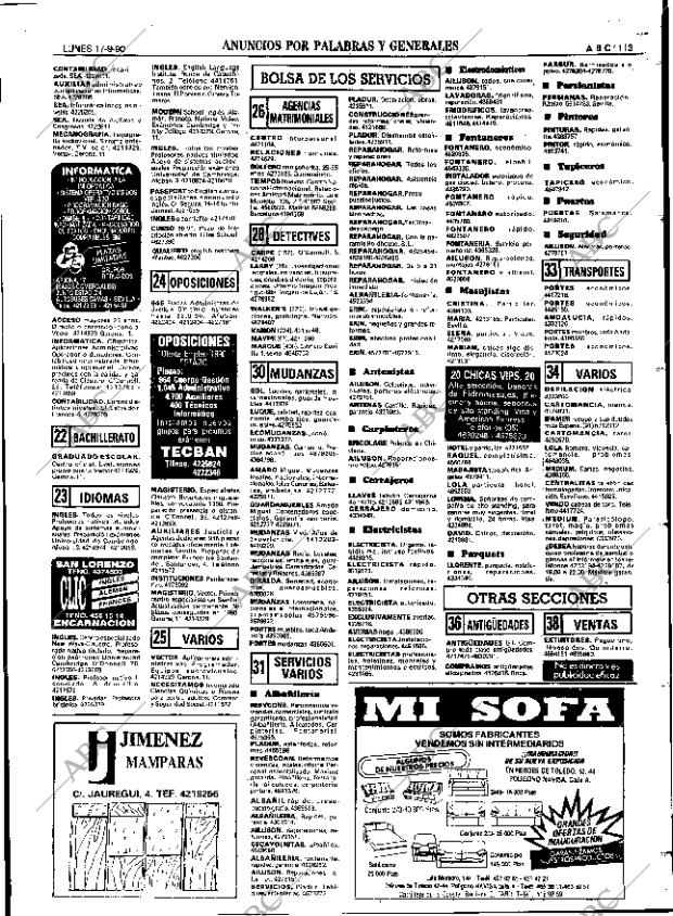 ABC SEVILLA 17-09-1990 página 113