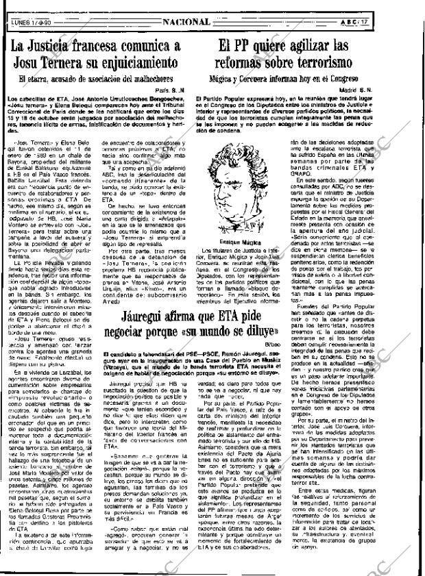 ABC SEVILLA 17-09-1990 página 17