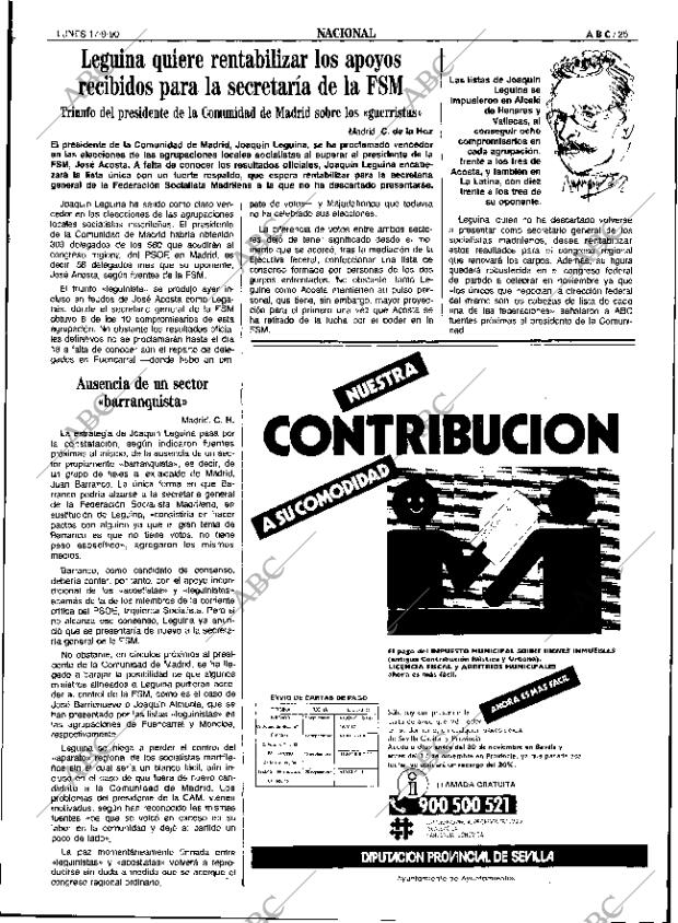 ABC SEVILLA 17-09-1990 página 25