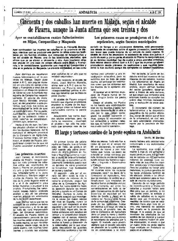 ABC SEVILLA 17-09-1990 página 39