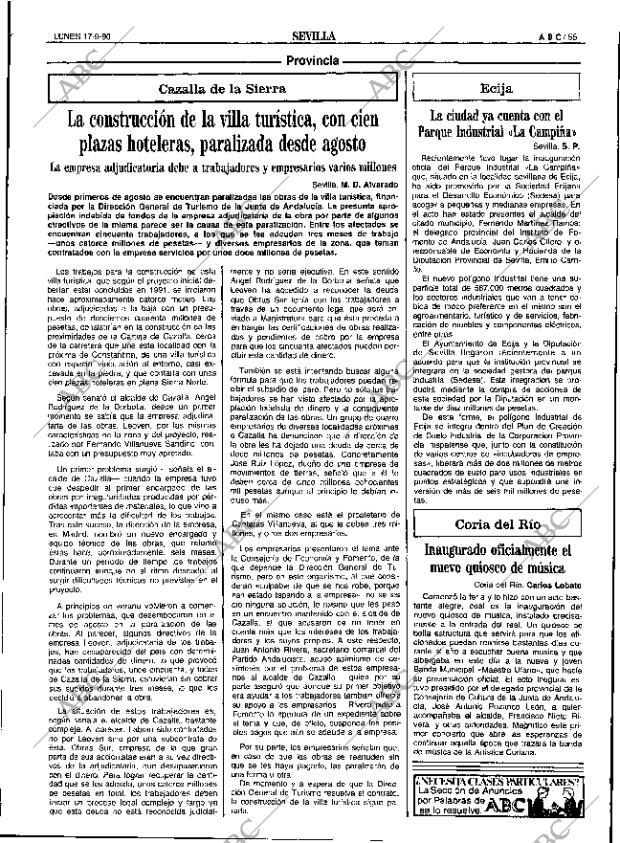 ABC SEVILLA 17-09-1990 página 55