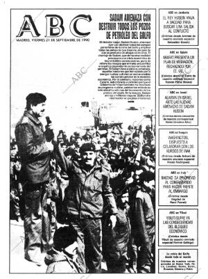 ABC MADRID 21-09-1990 página 1