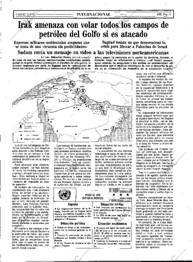 ABC MADRID 21-09-1990 página 27