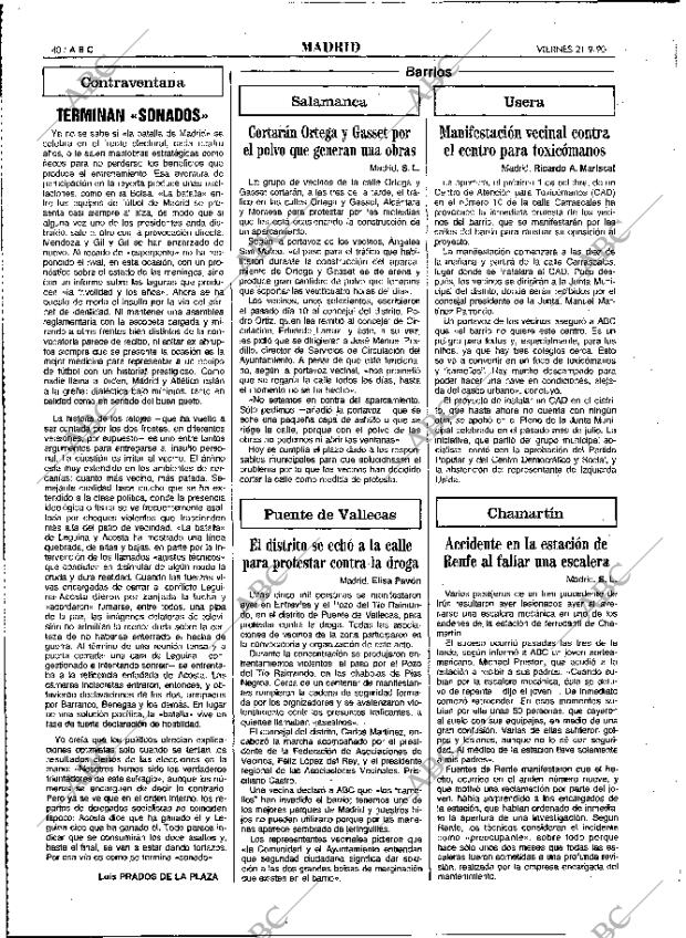 ABC MADRID 21-09-1990 página 40