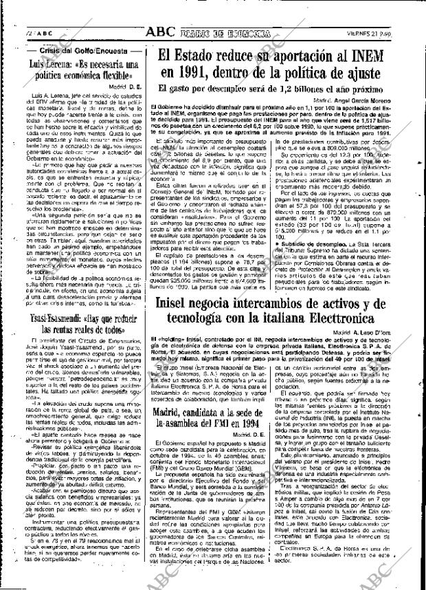 ABC MADRID 21-09-1990 página 72