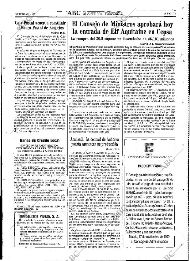 ABC MADRID 21-09-1990 página 75