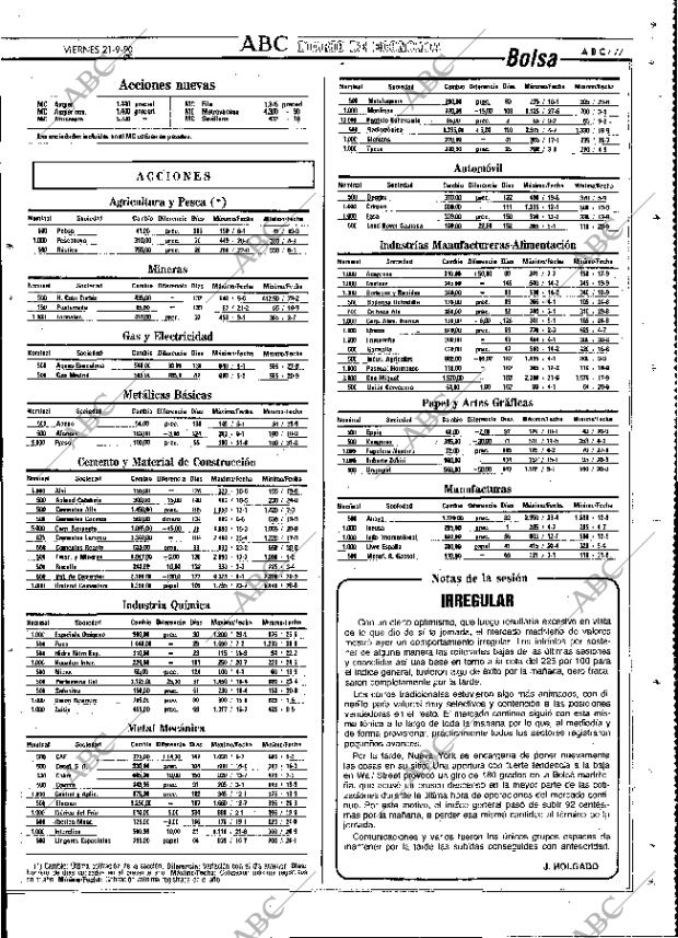 ABC MADRID 21-09-1990 página 77