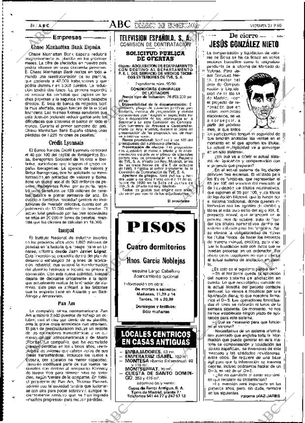 ABC MADRID 21-09-1990 página 84