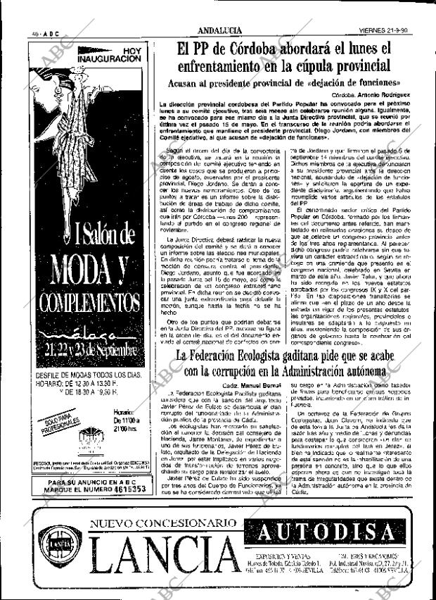 ABC SEVILLA 21-09-1990 página 46