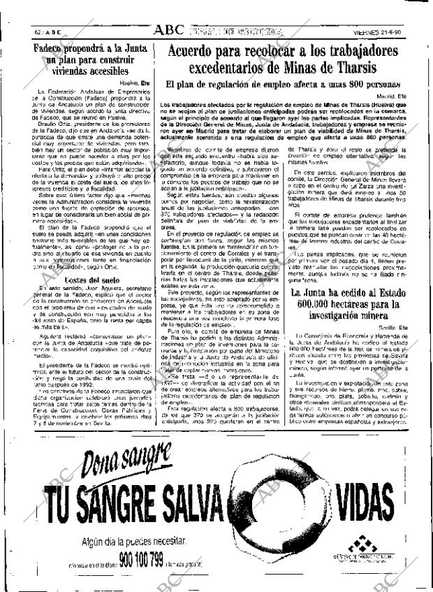 ABC SEVILLA 21-09-1990 página 62