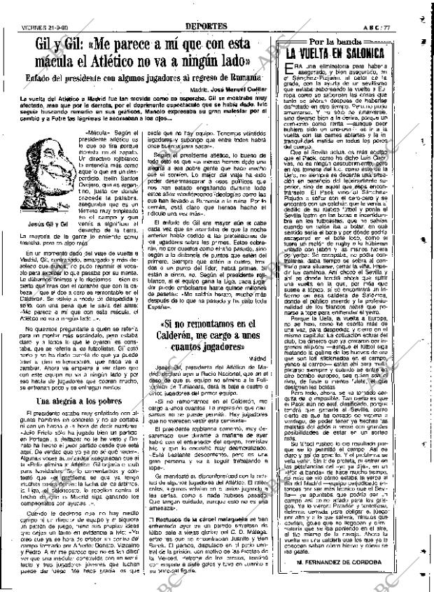 ABC SEVILLA 21-09-1990 página 77