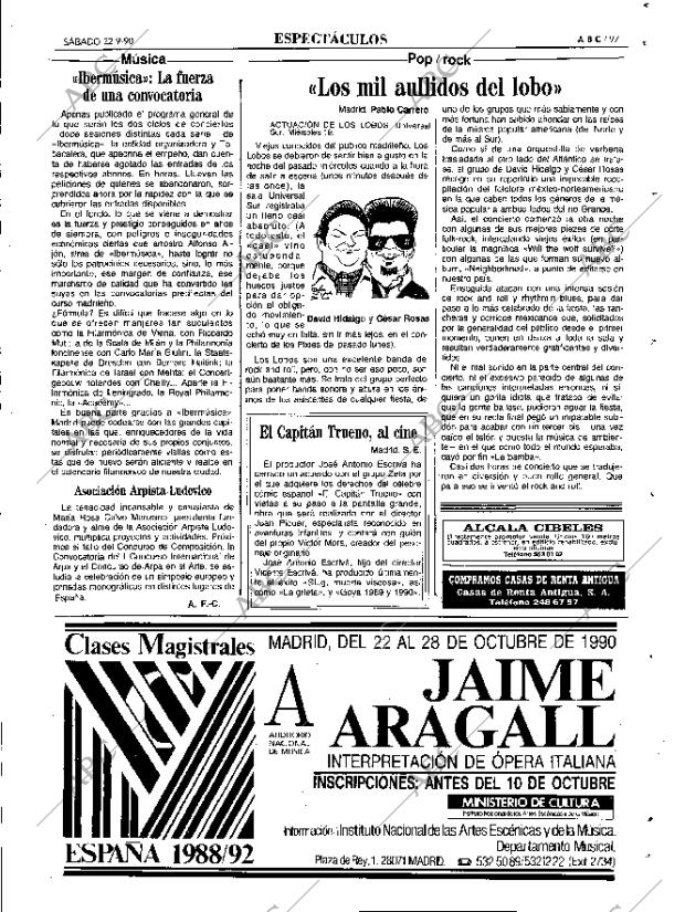 ABC MADRID 22-09-1990 página 97