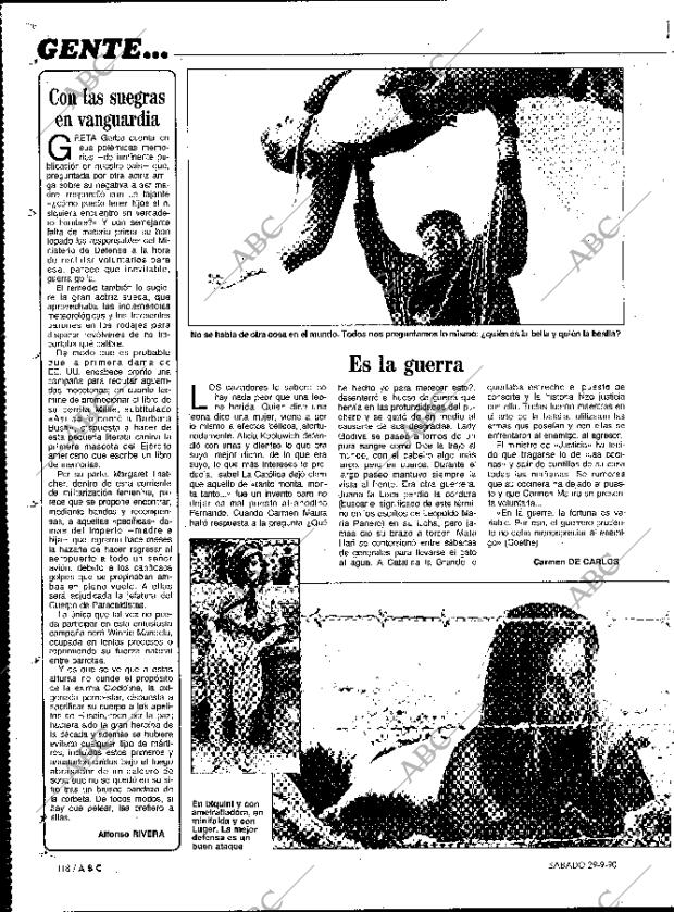 ABC MADRID 29-09-1990 página 118
