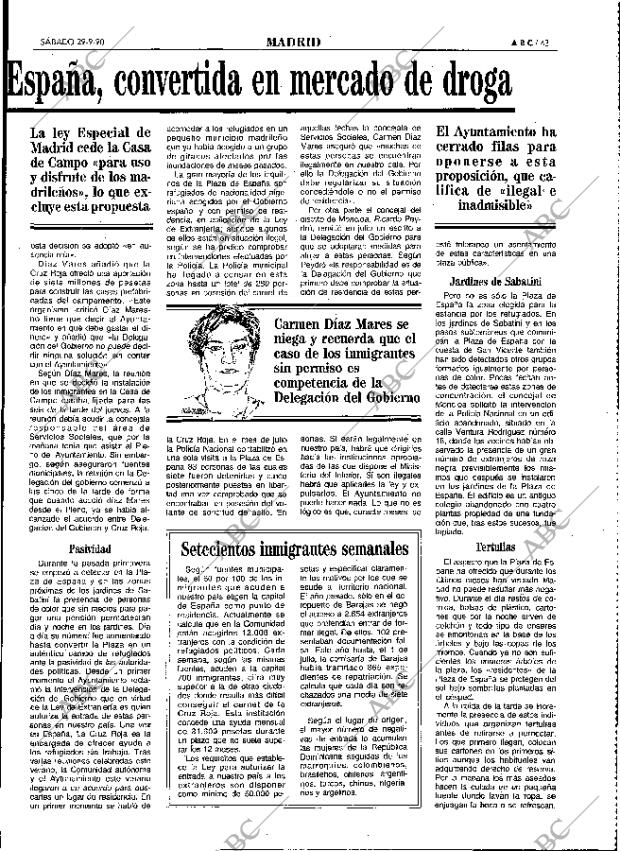 ABC MADRID 29-09-1990 página 43