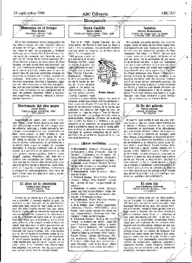 ABC MADRID 29-09-1990 página 71