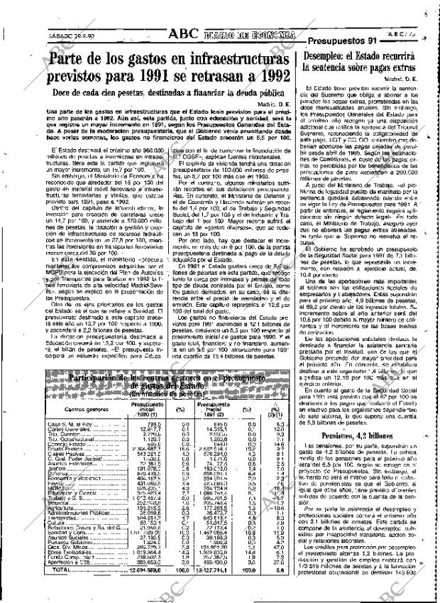 ABC MADRID 29-09-1990 página 75