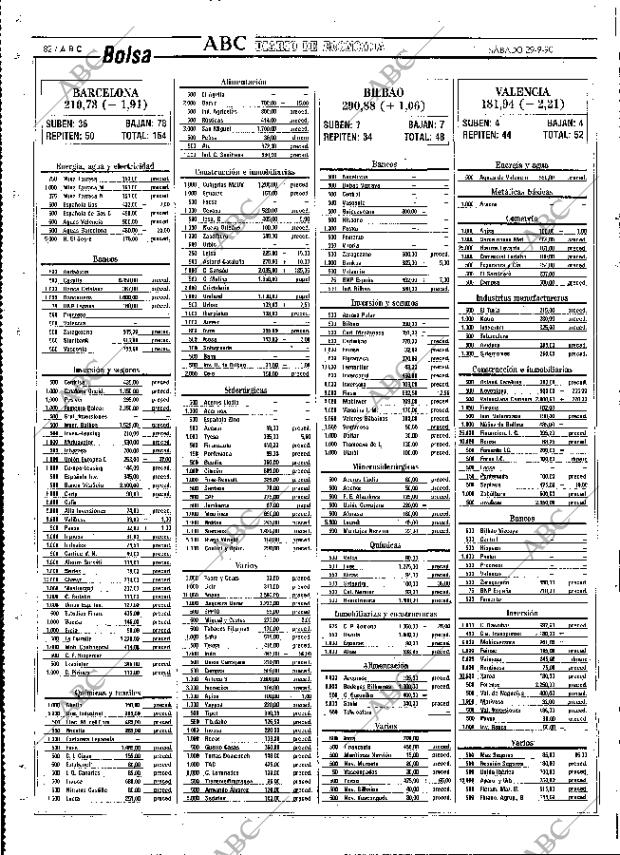 ABC MADRID 29-09-1990 página 82