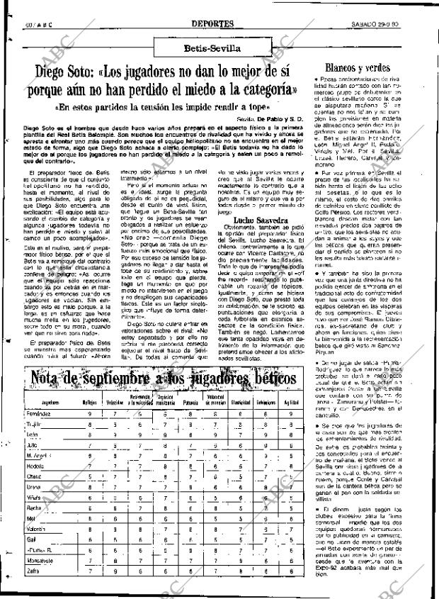 ABC SEVILLA 29-09-1990 página 60