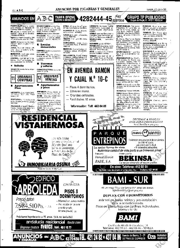 ABC SEVILLA 29-09-1990 página 76