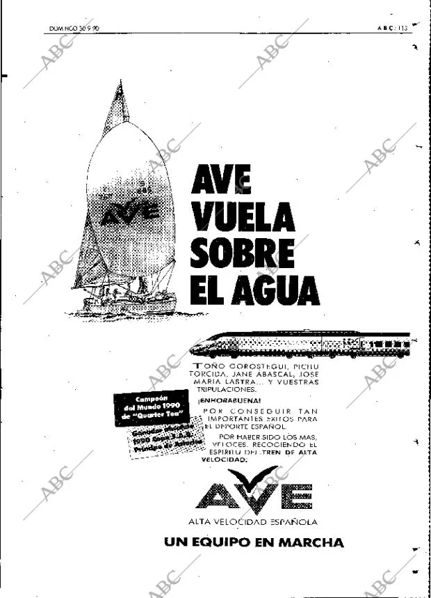 ABC MADRID 30-09-1990 página 113