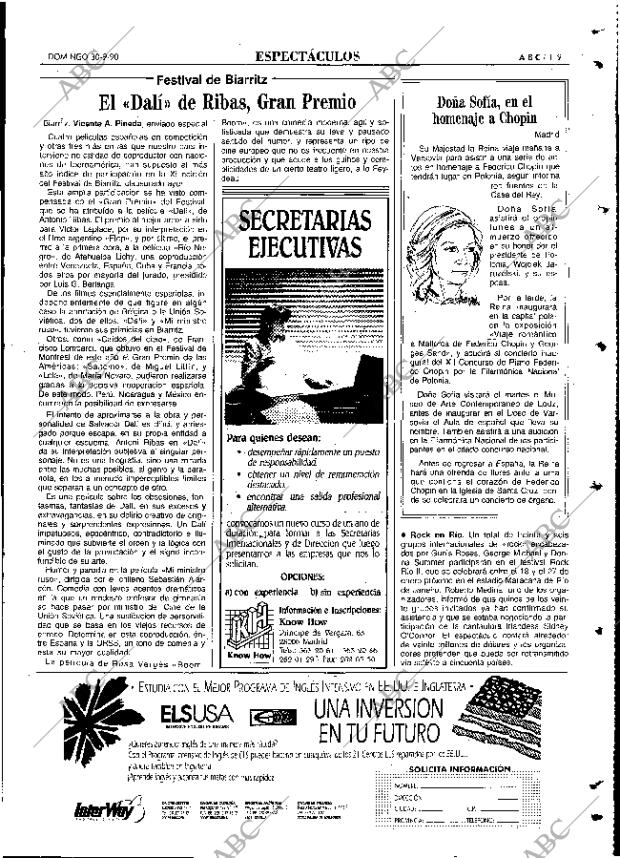 ABC MADRID 30-09-1990 página 119