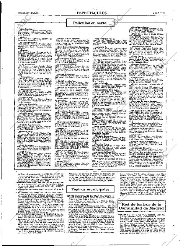 ABC MADRID 30-09-1990 página 121