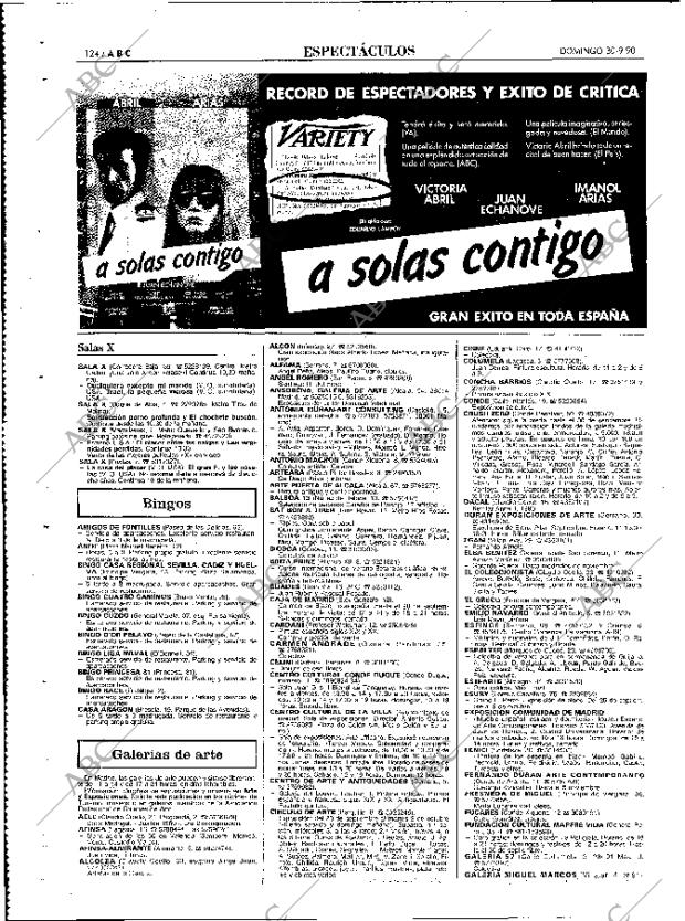 ABC MADRID 30-09-1990 página 124