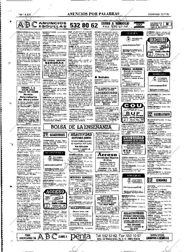 ABC MADRID 30-09-1990 página 148